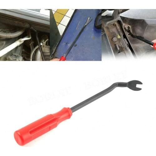 Car Door Pry Retainer Clip Tool Fastener Remover Plier Rivets Clip Puller Plier Trim Removal Tool Screwdriver Upholstery Tools