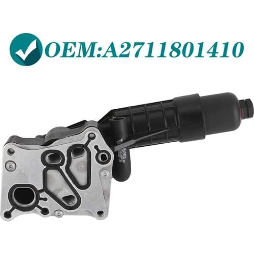 Oil Cooler Module Filter fit for Mercedes Turbocharged 4 Cylinder M271 Engines 2711801410 271 180 14 10 A2711801410