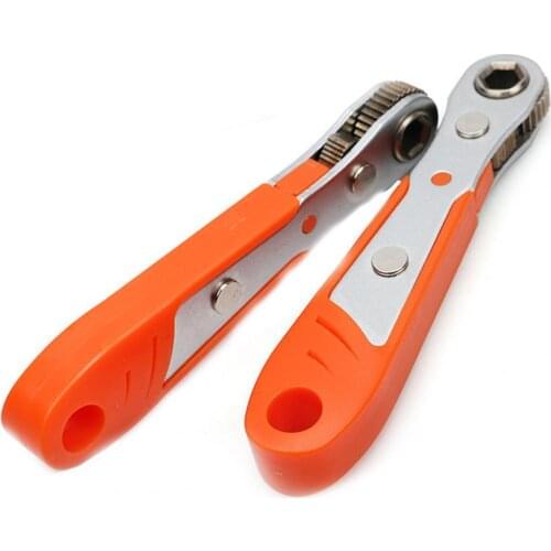 Ratchet Wrench Mini Magnetic Ratchet Wrench Hexagon Torx Bidirectional Control for Single/Double Head Screwdriver Drill Bits