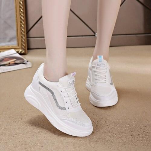 Women Fashion Trainers Women High Top Sneaker Lady Autumn Female Footwear Breathable Sneakers Platform Shoes