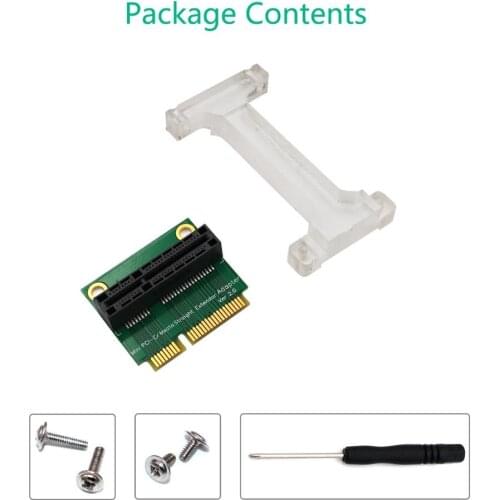 Mini PCI-E/mSATA Adapter (Vertical installation) for 3G/4G, WWAN LTE ,GPS and MSATA card