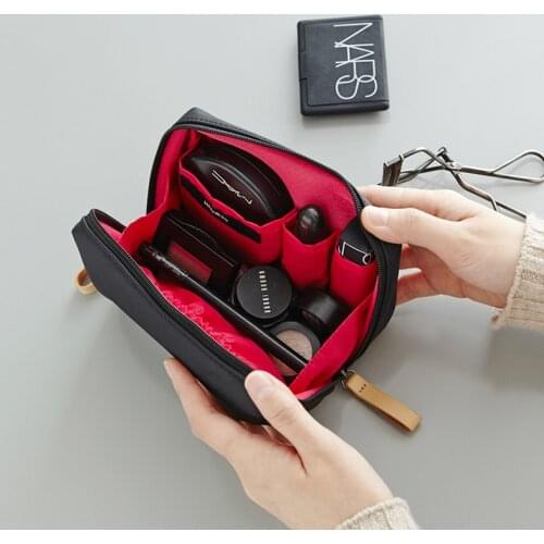 2021 New Women Cosmetic Bag Solid Color Korean Style Makeup Bag Pouch Toiletry Bag Waterproof Makeup Organizer Case Dropshipping