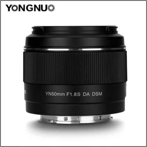 Yongnuo YN50mm F1.8S DA DSM Camera Lens 50mm F1.8 for Sony E-mount For SONY A6300 A6400 A6500 NEX7 APS-C Frame Auto Focus AF/MF