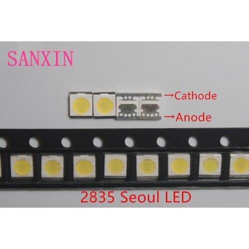 5000PCS SEOUL LG High Power LED LED Backlight 1210 3528 2835 1W 100LM Cool white SBWVT121E LCD Backlight for TV TV Application