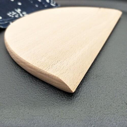 50pcs Natural Wooden Scraper Butter Dough Scraper Knife Cutter Pastry Spatula Baking Tool ZA6861