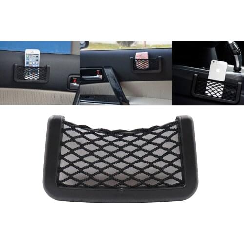 Universal Car Seat Back Storage Net Bag Phone Holder Auto Car Seat Mesh Organizer Pocket for Mesh Bag Car Styling Accessories
