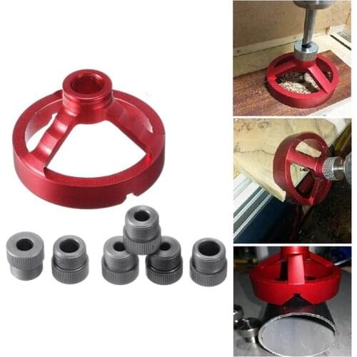 5/6/7/8/9/10mm Vertical Drill Guide Fixture Aluminum Alloy Straight Corner Round V Drill Punch Locator Woodworking Tool Dropship