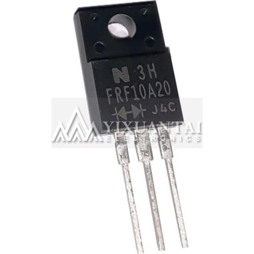 10pcs/lot 100% NEW origina FRF10A20 10a 200v TO220F Triode Transistor TO-220F FRF 10A20