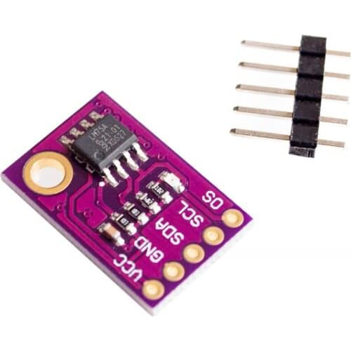 10PCS/LOT LM75 75 temperature sensor high speed I2C interface high precision development board module