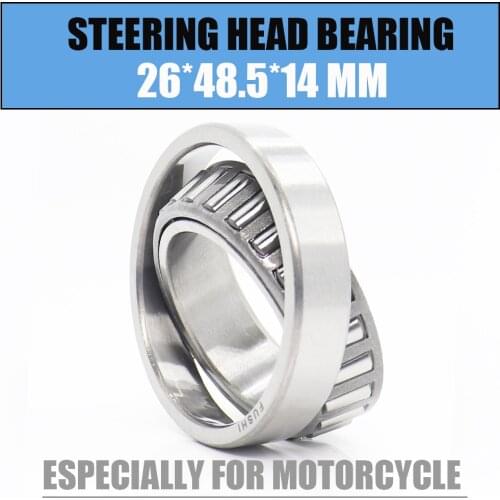 26*48.5*14 mm 1PC Steering Head Bearing 2648.514 Tapered Roller Motorcycle Bearings
