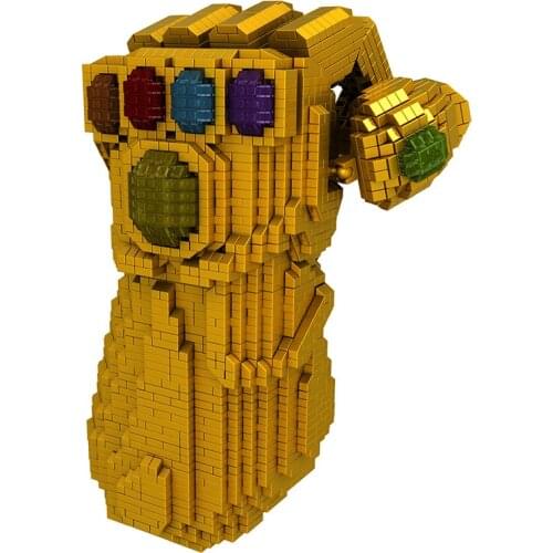 4100pcs+ Avengers Diamond Building Blocks Infinity Gauntlet Venom Iron Man Spider Captain America Mini Brick Toys for Children