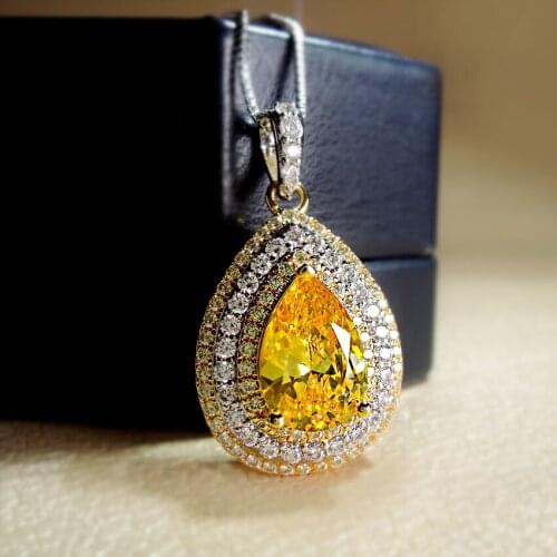 Retro Paraiba Emerald Quartz Gemstone Ring Pendant Necklace for Women Cocktail Party Luxury Jewelry Set Gift