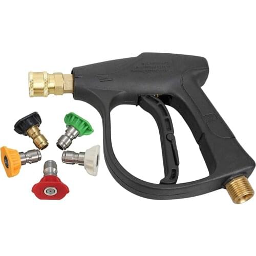 Power High Pressure Washer Gun Soap Spray Nozzle Tips Kit Variety Degree