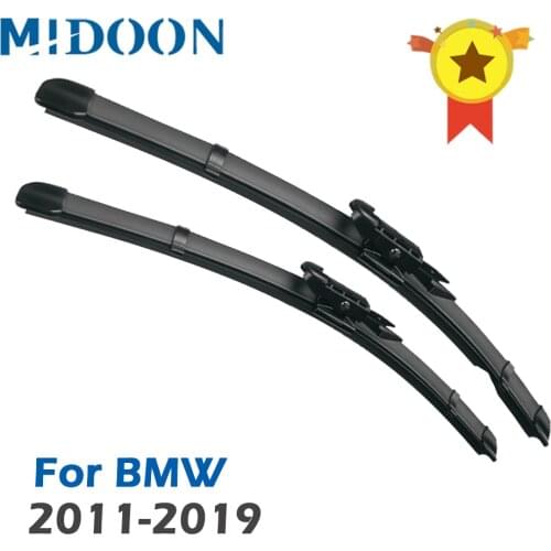 MIDOON Wiper Front Wiper Blades For BMW 1 Series F20 F21 114i 116i 118i 120i 125i M135i M140i 116d 118d 125d 2011 - 2019