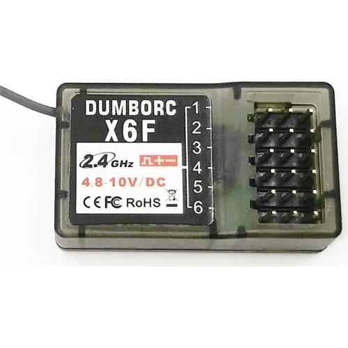 2.4G 6-channel Receiver Remote Control Receiver for Radio RC Car Truck Buggy Boat Accessories