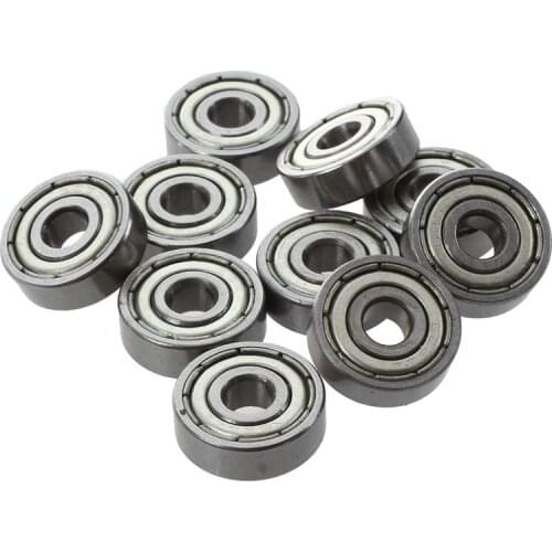 10 Pcs 625ZZ 5mm x 16mm x 5mm Shielded Deep Groove Radial Ball Bearing