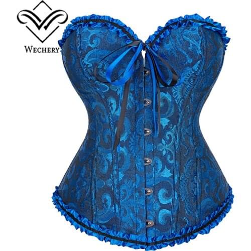 Sexy Victorian Corset Top Women Bustiers Steampunk Bodice White Corselet Slimming Lingerie Plus-Size 6XL Lace Up Body Shapers