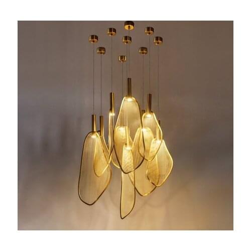 Nordic led stone luminaria pendente hanglamp light fixtures kitchen fixtures chandelier bedroom living room