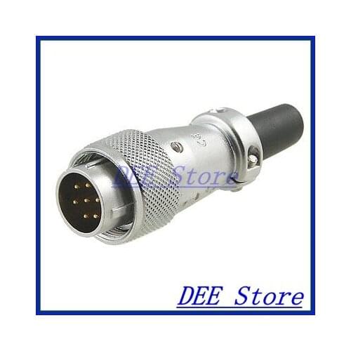 Welding 7 Pins Core Aviation Circular Connector Plug 400V 5A