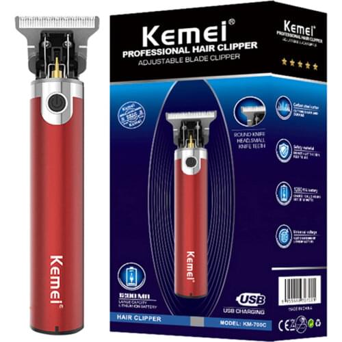 Original rechargeable metal housing electric hair trimmer professional beard hair clipper barber cordless hair cutting machine