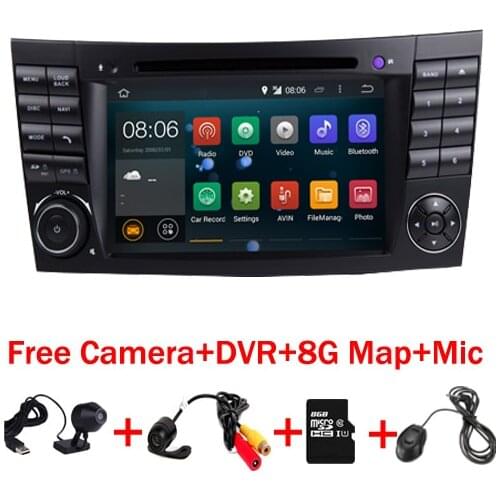 In Stock Car Multimedia player Android 7.1 GPS 2 Din Auto radio For Mercedes Benz E-Class W211E200 E220 E300 E350 Quad Core Wifi