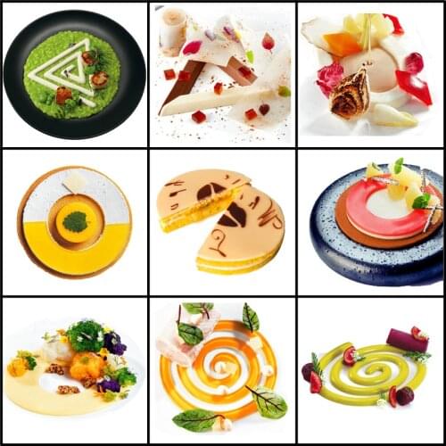 Meibum 10 Types Cake Decorating Tools Chocolate Chip Silicone Mold Party Mousse Cupcake Topper Decoration Mould Baking Stencil