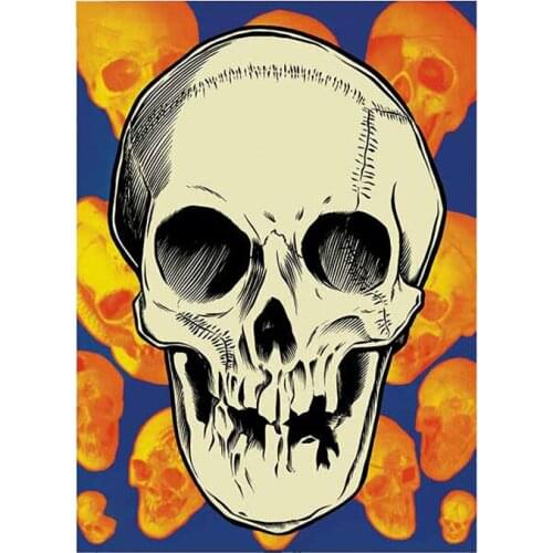 13cm x 9.5cm For VOODOO GLOW SKULL Vinyl Material Car Stickers Anime Graffiti Decal Waterproof for VAN JDM RV