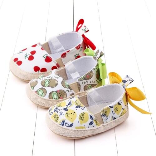 2020 Baby Shoes Baby Girl Soft Shoes Soft Comfortable Bottom Non-slip Fashion Bow Shoes Crib Shoes