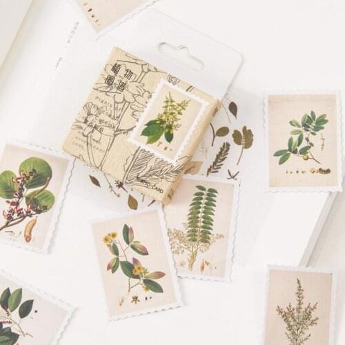 45pcs/box/lot Retro Mini Various Styles Stickers Of The Coast Of Coromandel Sticker Children Dairy Sticker DIY Decoration Label