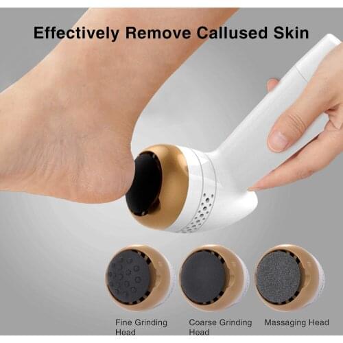 Cordless Electric Callus Remover 3 in 1 Foot Care Pedicure Tool USB Rechargeable Electric Shaver Remove Dead Skin Callus Feet