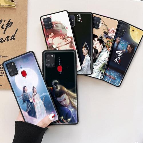 Case For Samsung Galaxy A51 A71 A21s A31 A32 5G A41 A12 A11 A72 A52 4G A02s Black Soft Phone Coque Funda Xiao Zhan The Untamed