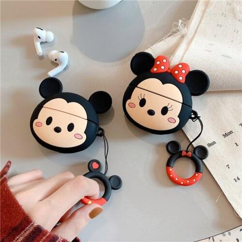 Minnie Mickey Bluetooth Case for Airpods Pro 1/2/3 Cover Protective Earphone Cases Headphones Funda Protective for Airpods Co