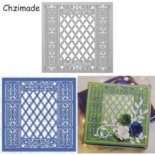 Chzimade Hollow Flower Metal Cutting Dies For Scrapbooking DIY Paper Cards Making Die Cutter Stencils Home Decoration