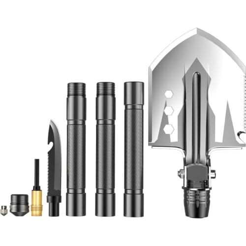 Multifunctional Foldable Shovel 76cm Outdoor Garden Tools Outdoor Camping Survival Spade Kits