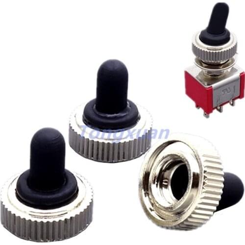 5pcs SH E1 Toggle Switch Waterproof Thread Cap For Small 6MM Toggle Switch Handle