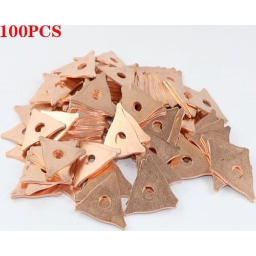 100Pcs Pack Dent Pulling Triangle Washer For Spot Welder Panel Pulling Star Washer Spot Welding Machine Consumables