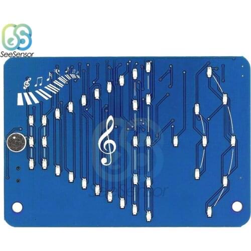 Sound Control LED Electronic Audio Volume Indicator Sound Sensor Melody Lamp DIY