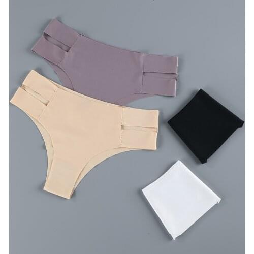 3pcs/Lot Women Underwear Ladies Sexy Low Waist Seamless Panties For Women Sexy Panties Briefs Women Invisible Sport Underpants