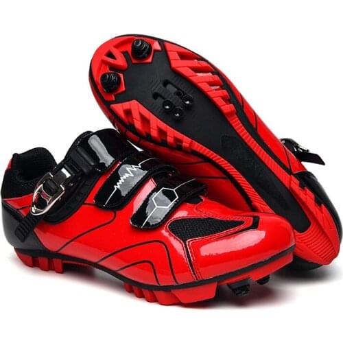 Bicycle Cycling Shoes Mountain Bike Lock Shoes Men and Women Road Bike Power Shoes Hard Bottom Bright Breathable Cycling Shoes