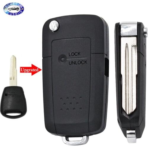 1 Side Button Flip Folding Key Fob Shell Case For Hyundai Getz Accent for Kia Rio Picanto Carens