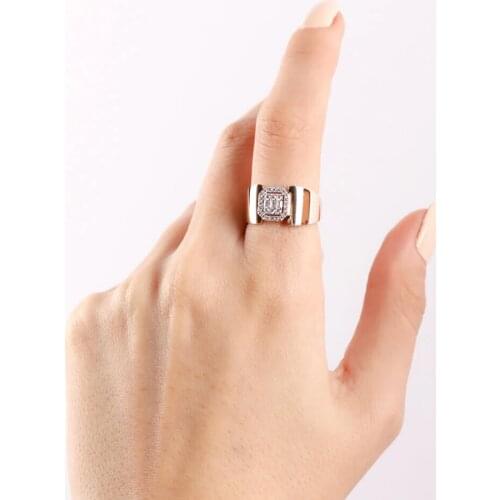 14 Carat Yellow Gold Baguette Ring Claris Duke Handy Custom Craftsmanship Gift Gold Special Occasions Design Shiny Elegant