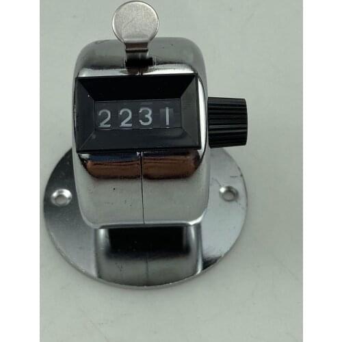 4 Digit Counters Mechanical Counter Manual Clicking Hand Counter Sports Running Kicking Tally Clicker Portable Press Counters