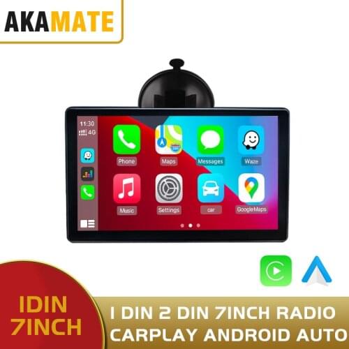 7inch Touch Screen Car Radio For Nissan Toyota Hyundai Car Have Carplay And Android Auto Bluetooth FM Radio 1din 2din Car Radio