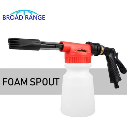 Household Low Pressure Snow Foam Lance Car Cleaning Soap Bottle Deck Foam Gun Generator Garden Tool Watering