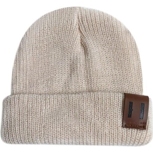 Baby Hats Kdis Boy Girl Trendy Warm Chunky Soft Stretch knitted Hats Toddler Winter Hip-hop Outdoor Caps