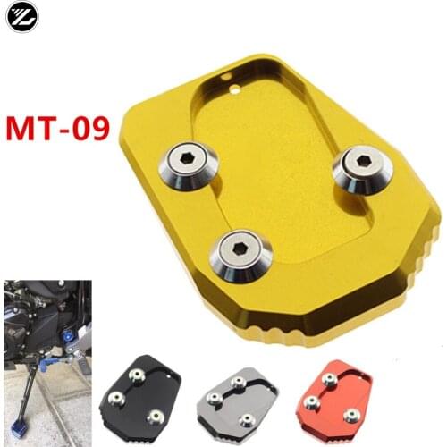 For Yamaha MT09 MT-09 2013-2015 2014 Motorcycle CNC Brand New Side Stand Enlarger Plate Kickstand Enlarge Extension