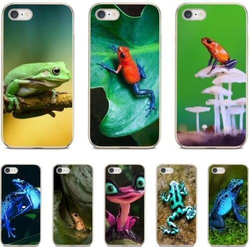 For Samsung Galaxy S7 S8 S9 S10E S20 FE Note 10 20 Edge Lite Plus Ultra Amphibian-animals-frog-Poison-Dart Silicone Skin Cover