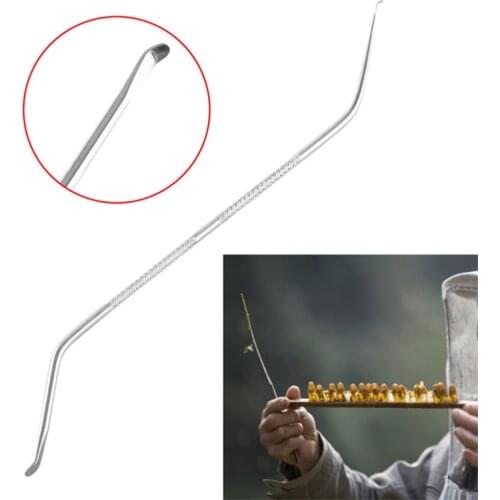 10PCS/Lot Beekeeping Supply Stainless Steel Double Head Beekeeping Grafting Tool for Rearing Queen Bees