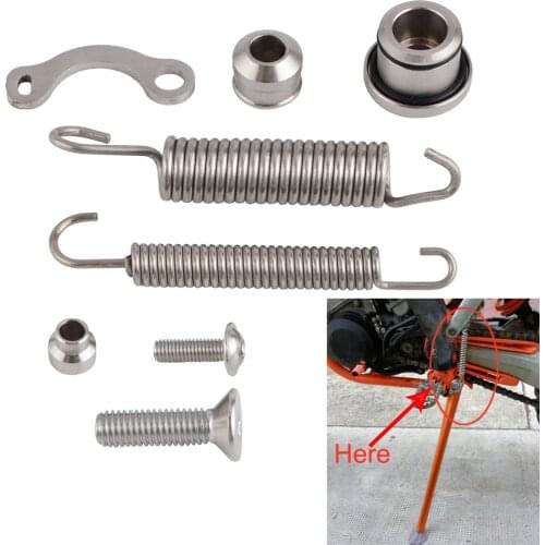 Kickstand Side Stand Spring Bolts Kit For KTM EXC EXC-F XC XC-F XC-W XCF-W 250 350 450 530 Husqvarna Husaberg TE FE 501 S 570