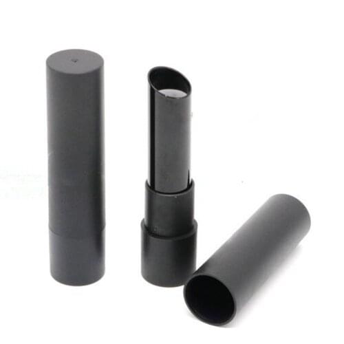 Cosmeitc Makeup Lipstick Container, DIY Empty Round Black Lipstick Tube, Aluminum Tube for Lip Rouge F20172808